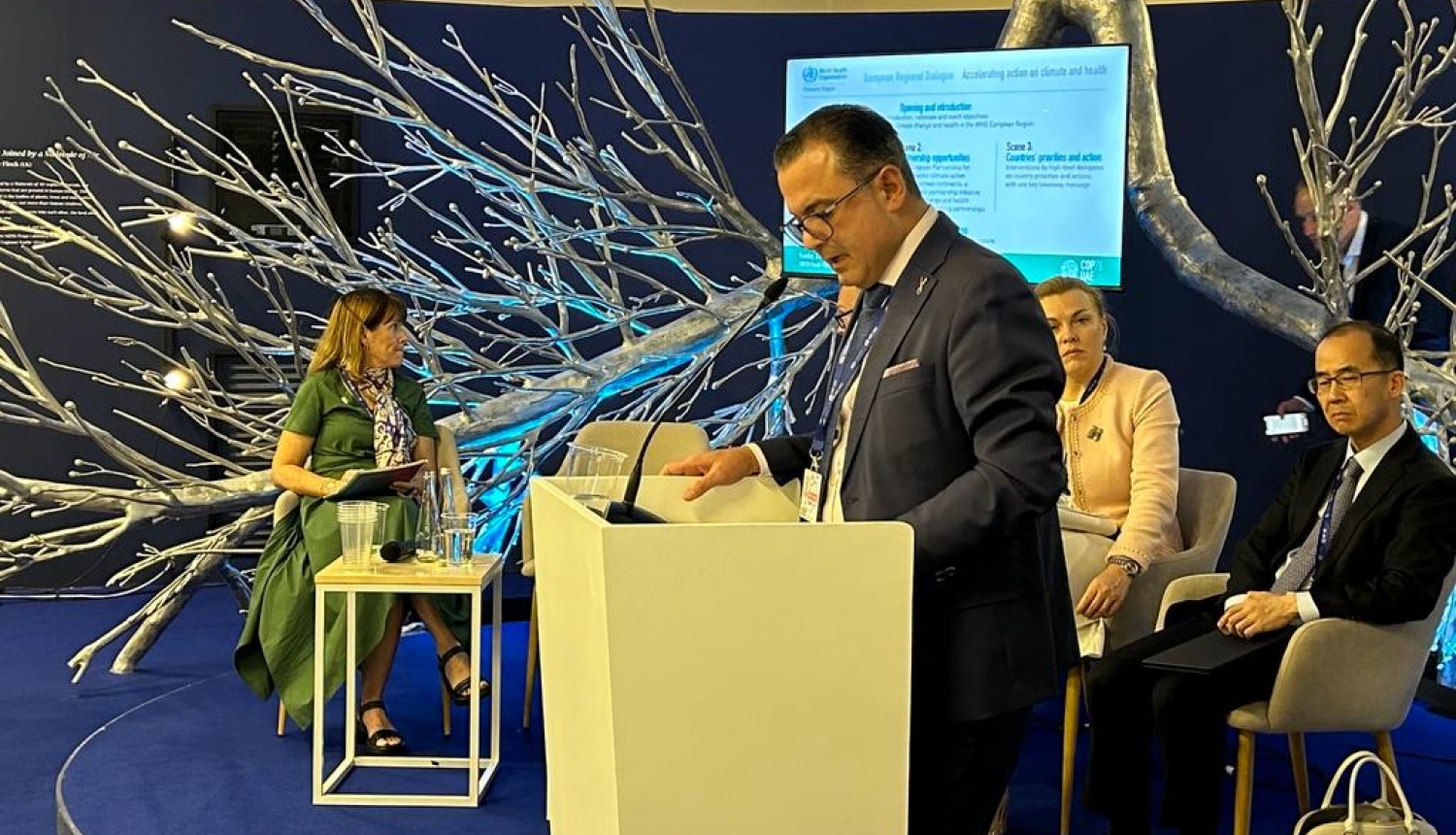 Veselības ministrs piedalās ANO Klimata pārmaiņu konferencē COP28 